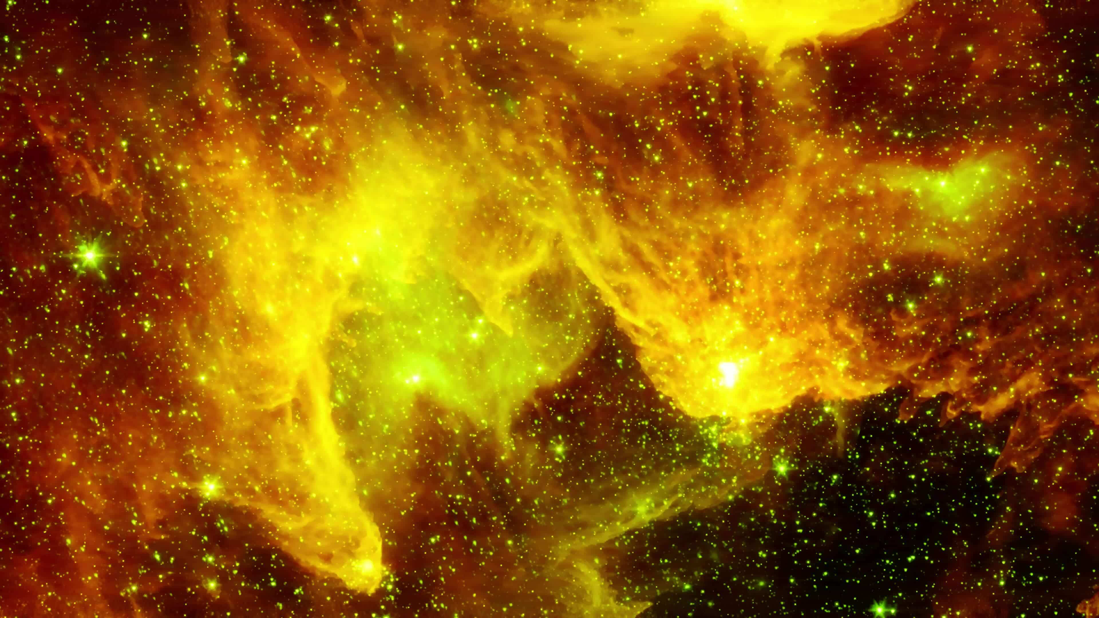 Yellow Galaxy Stock Video Footage for Free Download